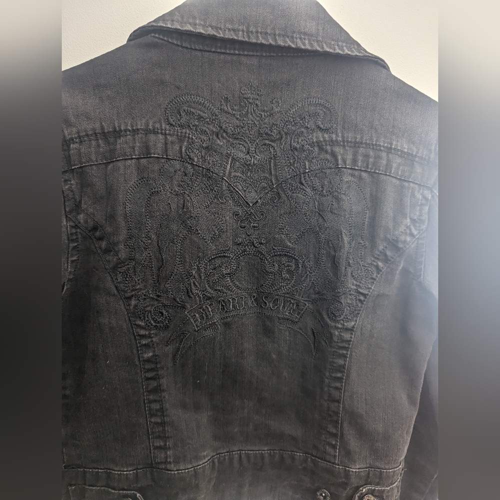 Embroidered Jean Jacket - Picture 3 of 3